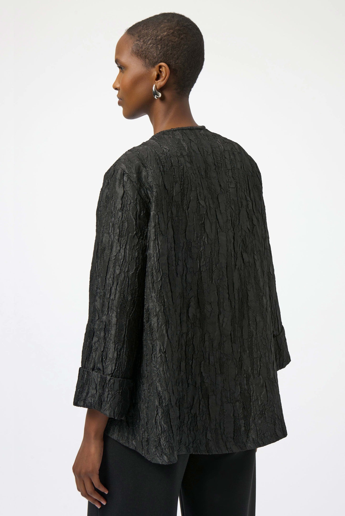 Textured Swing Jacket