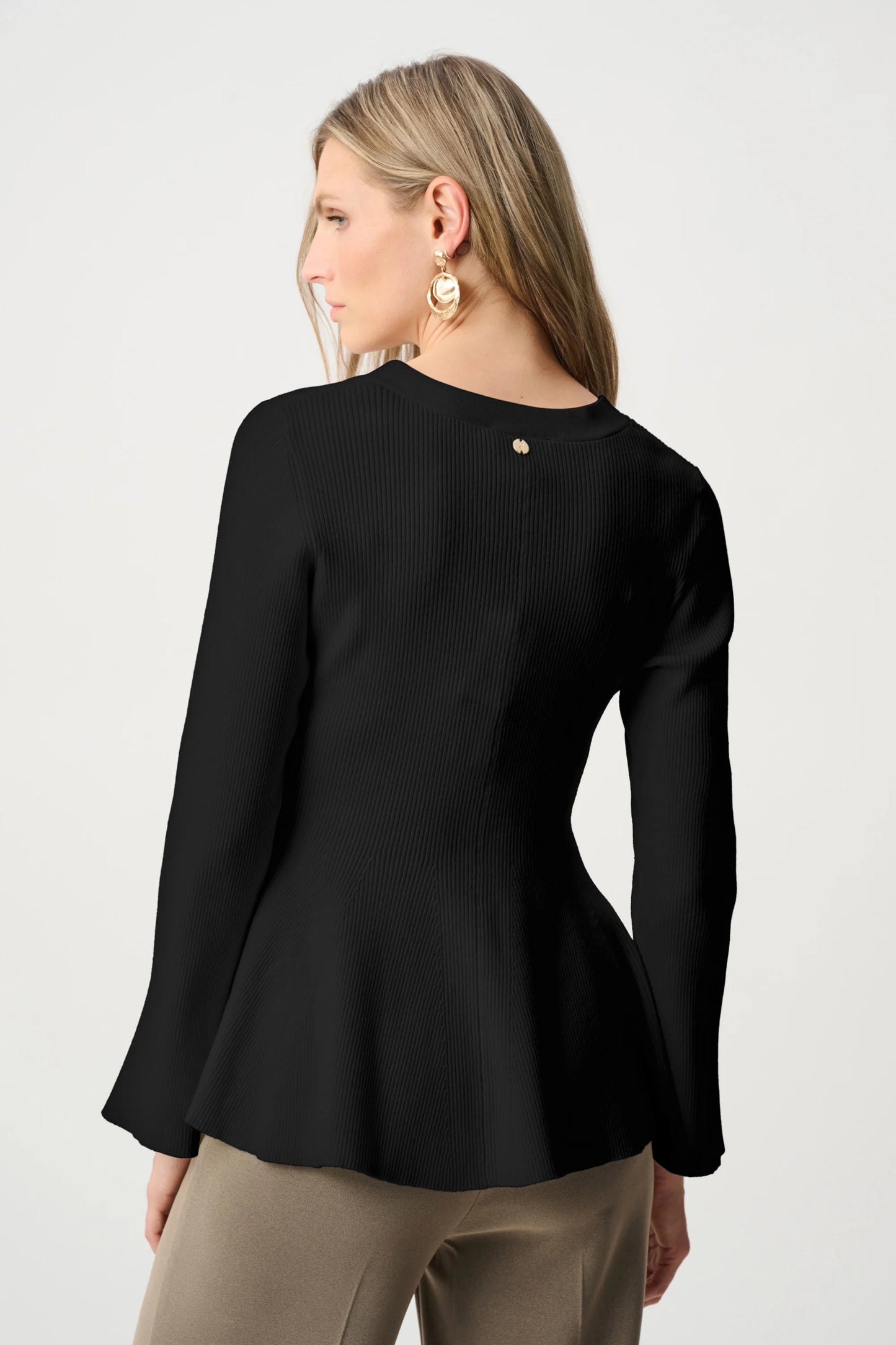 Fit and Flare Peplum Cardigan