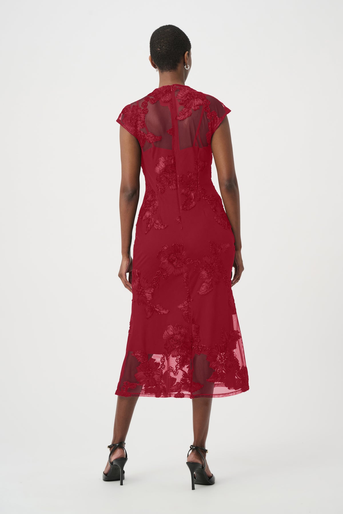 Embellished Trumpet Dress