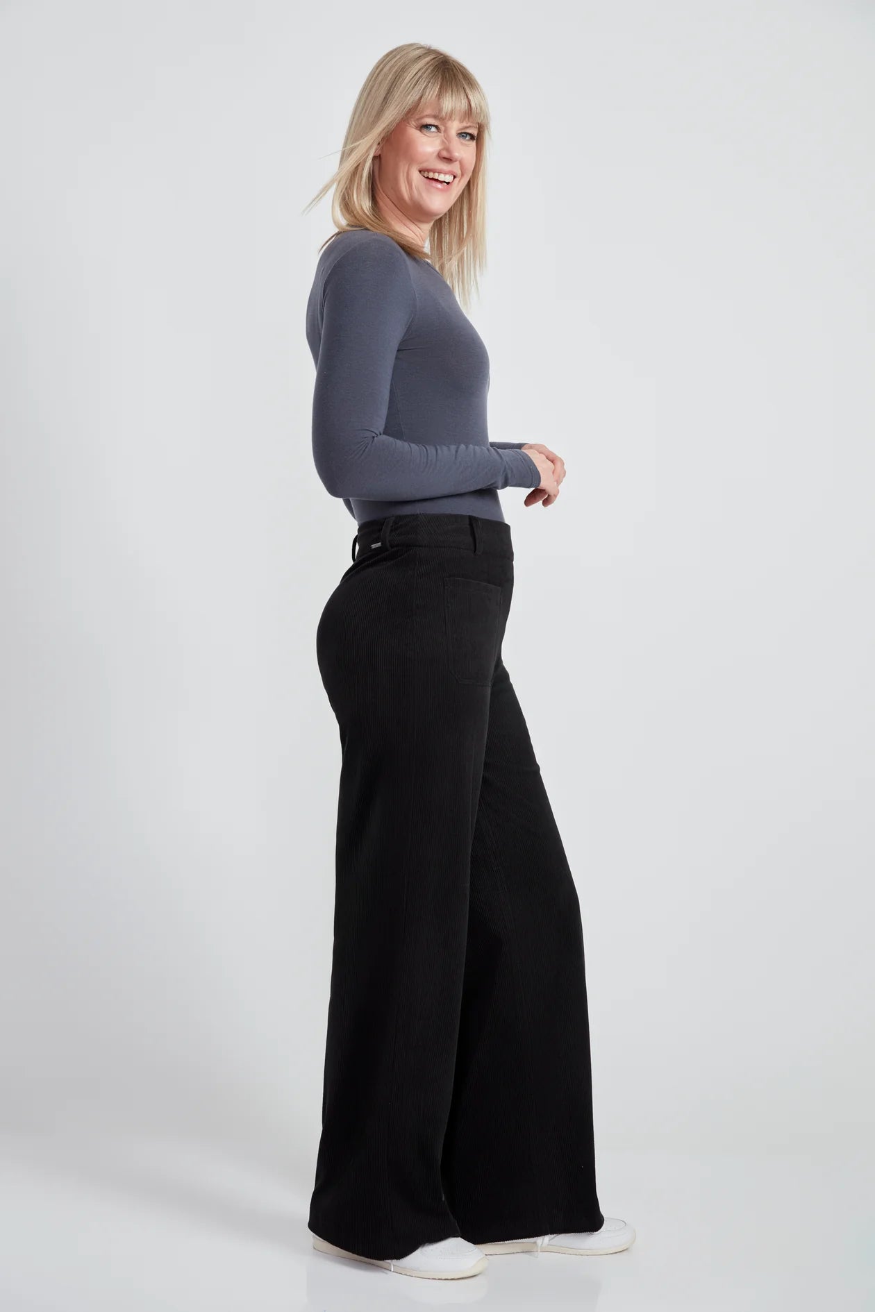 UP! Womens Wide Leg Pant With Pocket