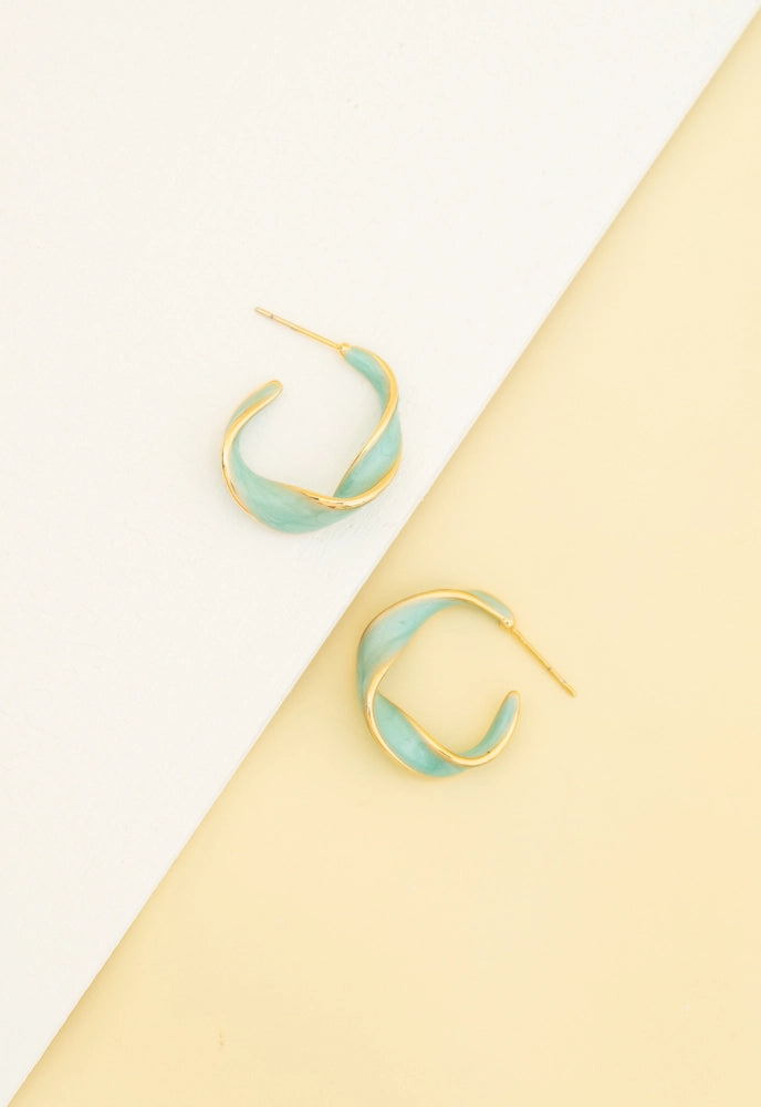 With A Twist Hoops