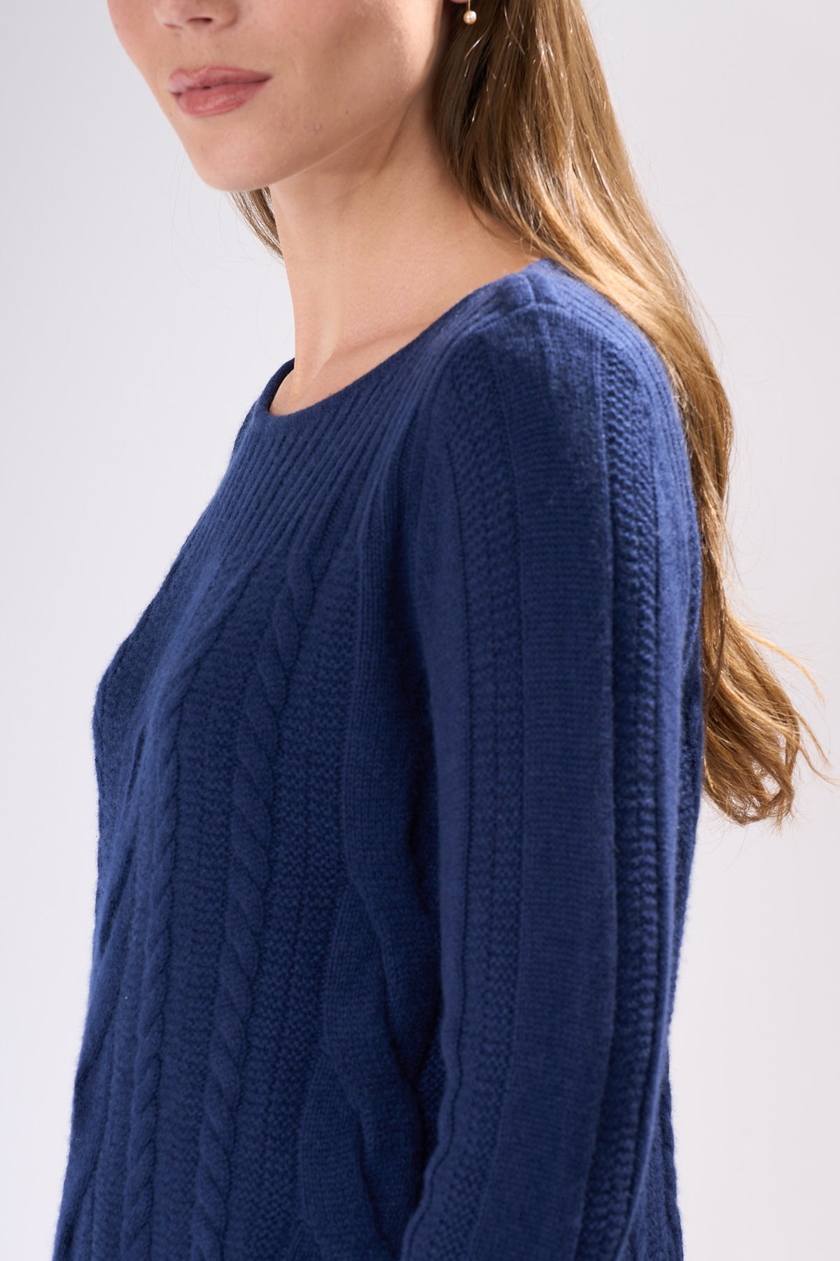 Cable Knit Cashmere Sweater