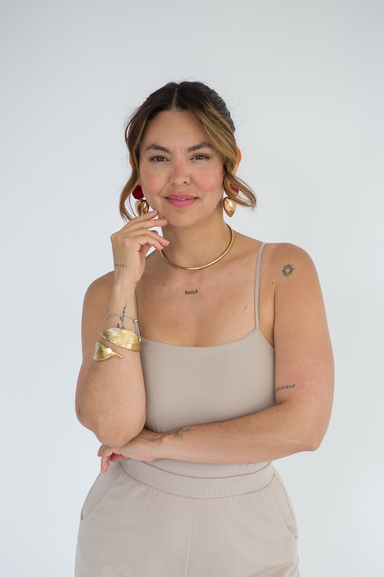 Alexandra Latte Jumpsuit