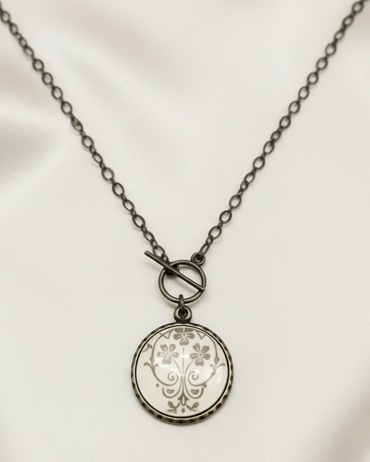 "Gold " Antique China Necklace