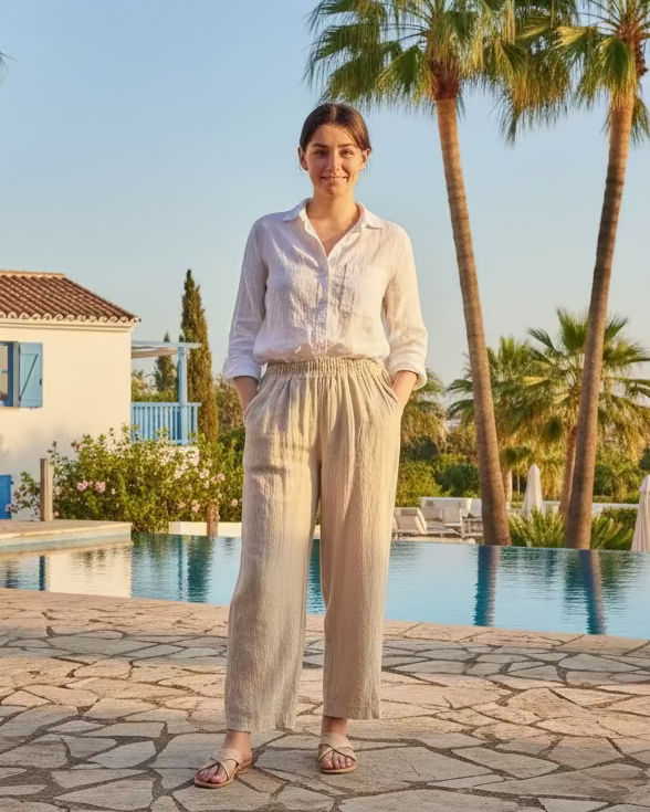 Linen Lantern Pant