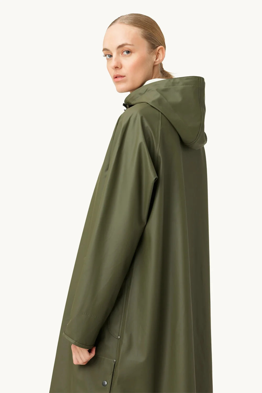 Light "Army" Raincoat