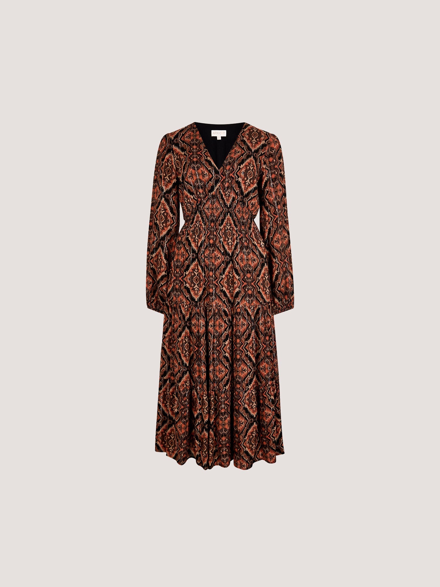 Apricot Empire Waist DressDressesPosh Boutique