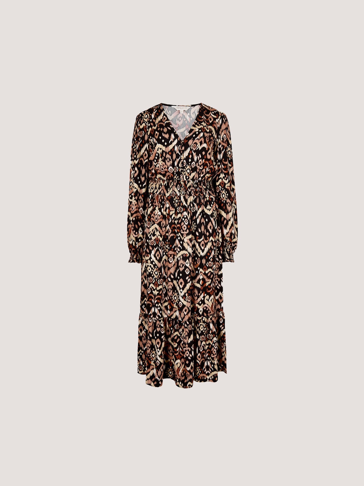 Apricot Ikat DressDressesPosh Boutique