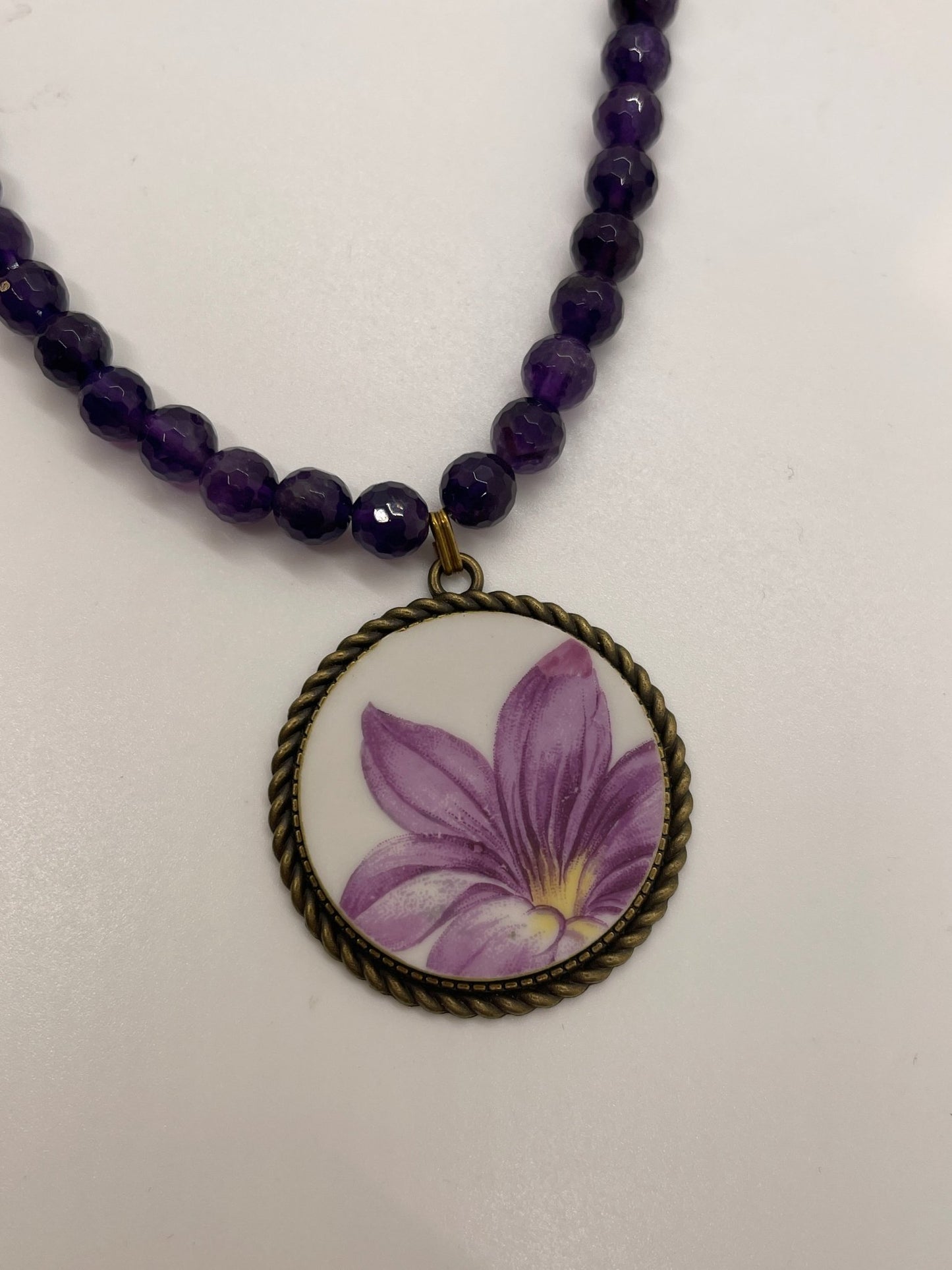 Beaded Antique China NecklaceJewelryPosh Boutique