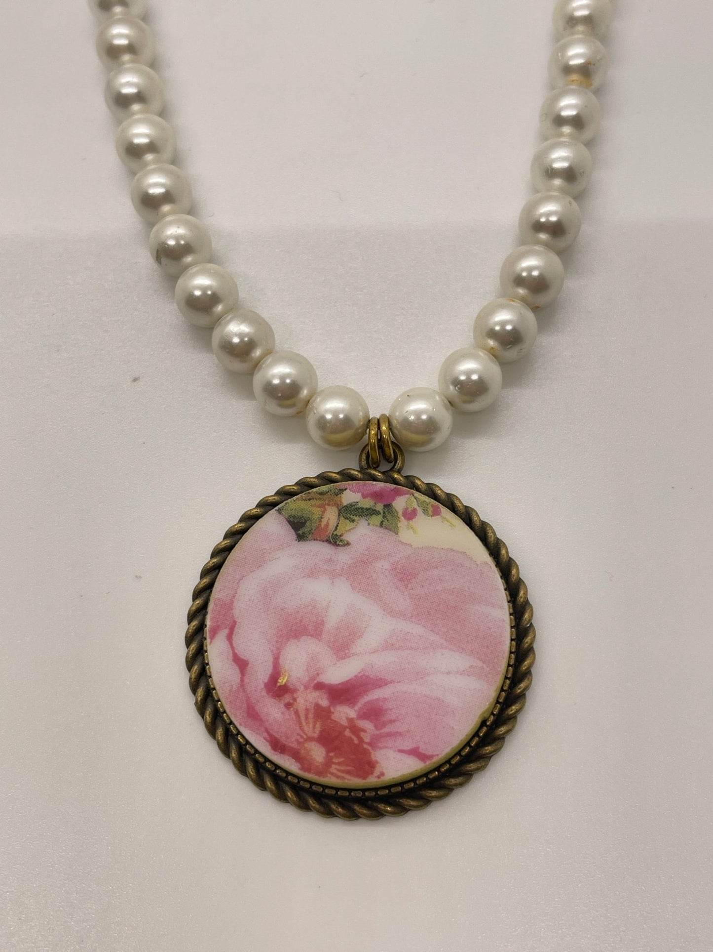 Beaded Antique China NecklaceJewelryPosh Boutique