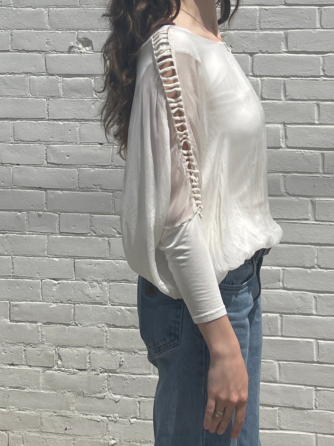 Bella Amore Ladder BlouseTopsPosh Boutique