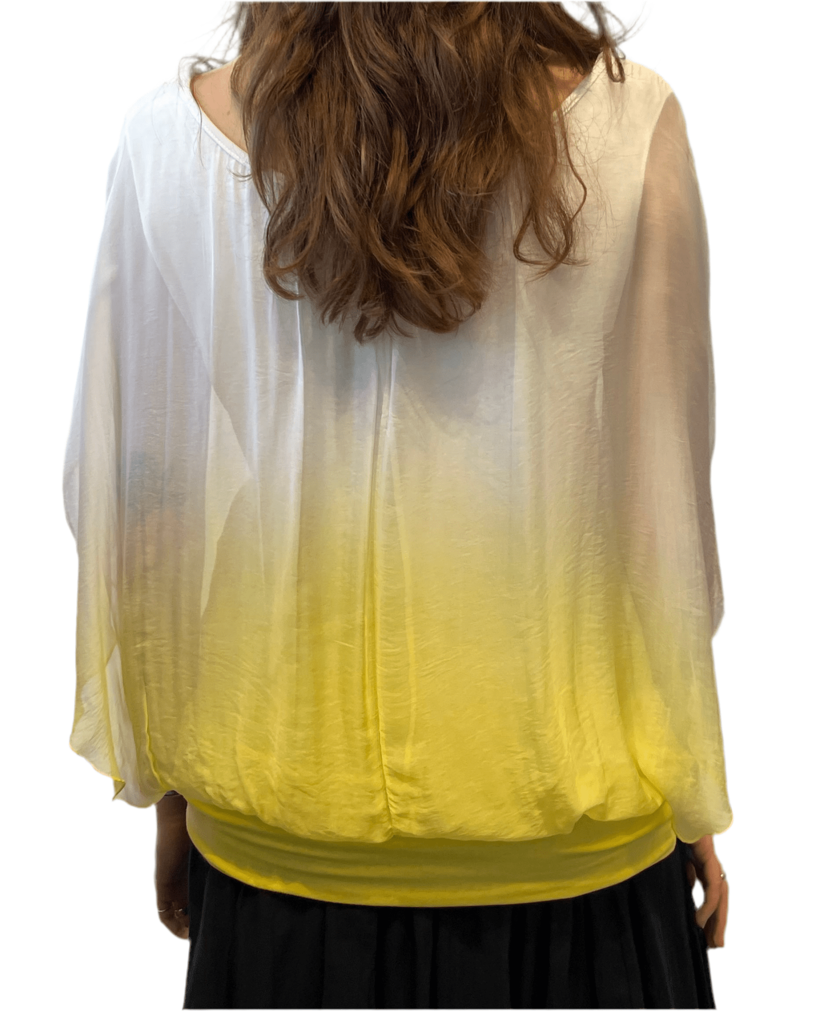 Bella Amore Ombre Silk BlouseTopsPosh Boutique