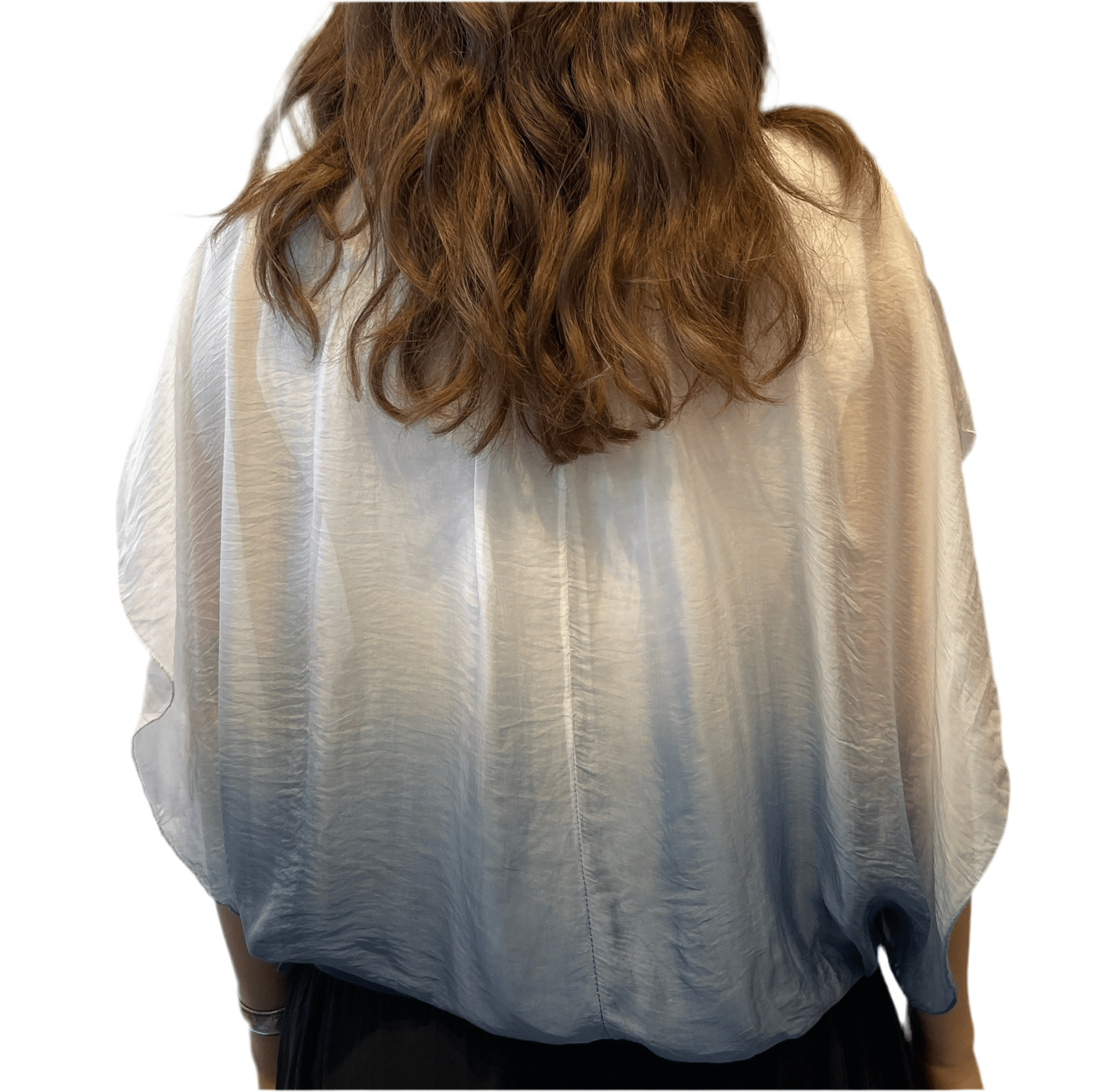 Bella Amore Ombre Silk BlouseTopsPosh Boutique