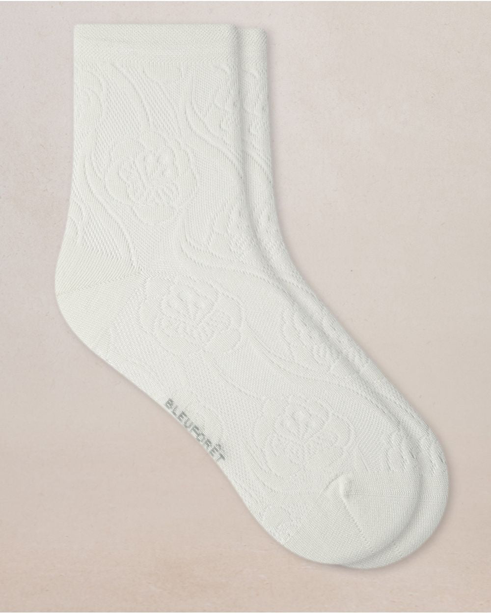 Bleuforêt Floral Lace Silk SocksSocksPosh Boutique