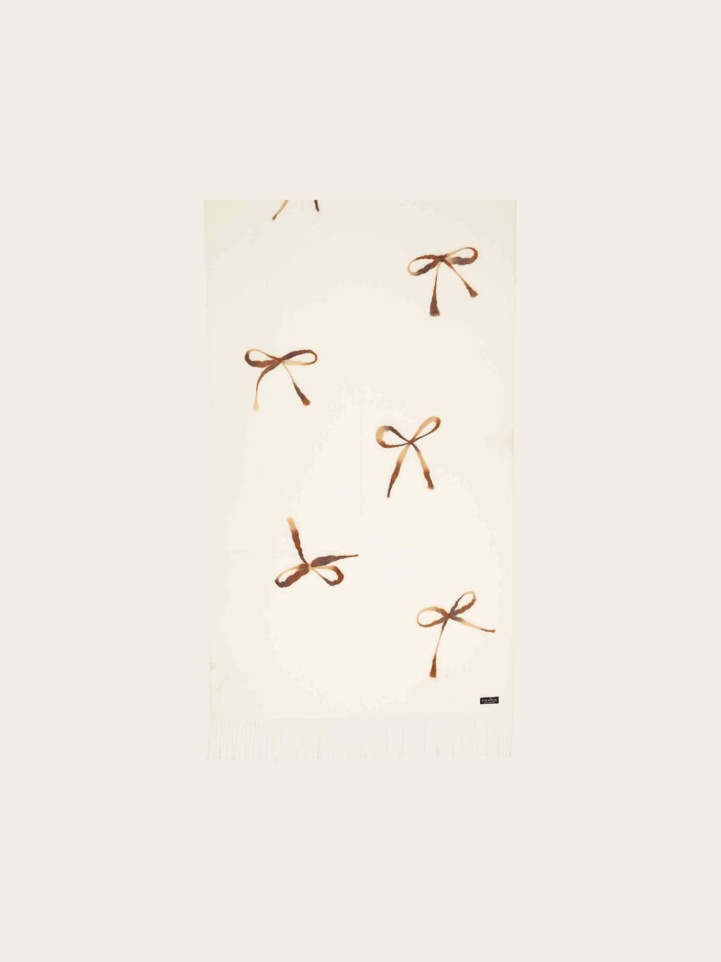 Bow Embroidered ScarfPosh Boutique