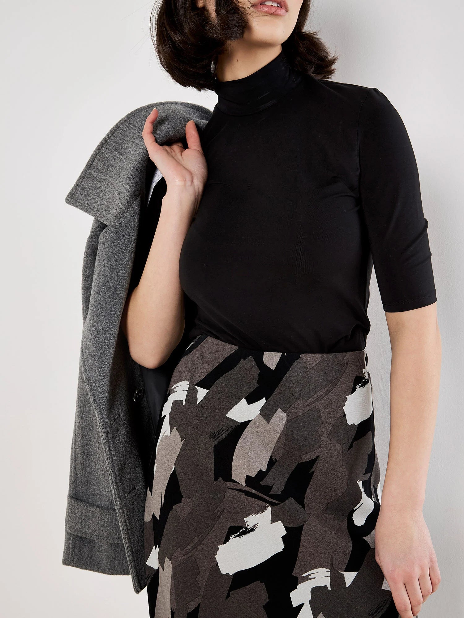 Brushstroke SkirtPosh Boutique