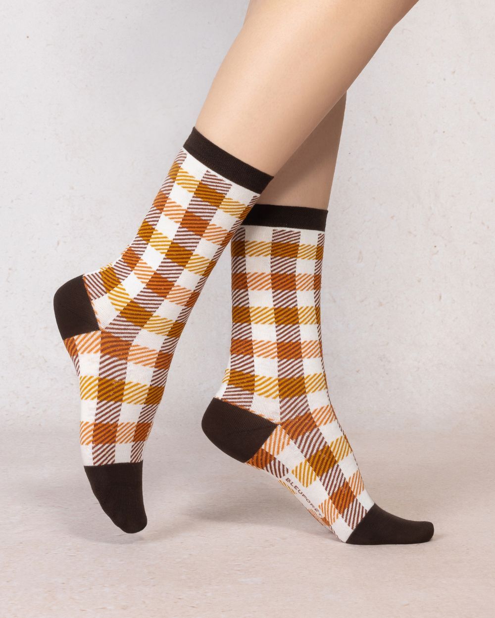 Checkered Cotton Socks
