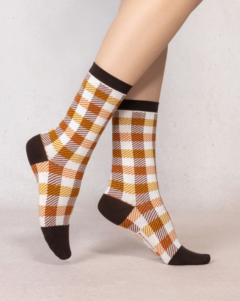 Checkered Cotton SocksPosh Boutique