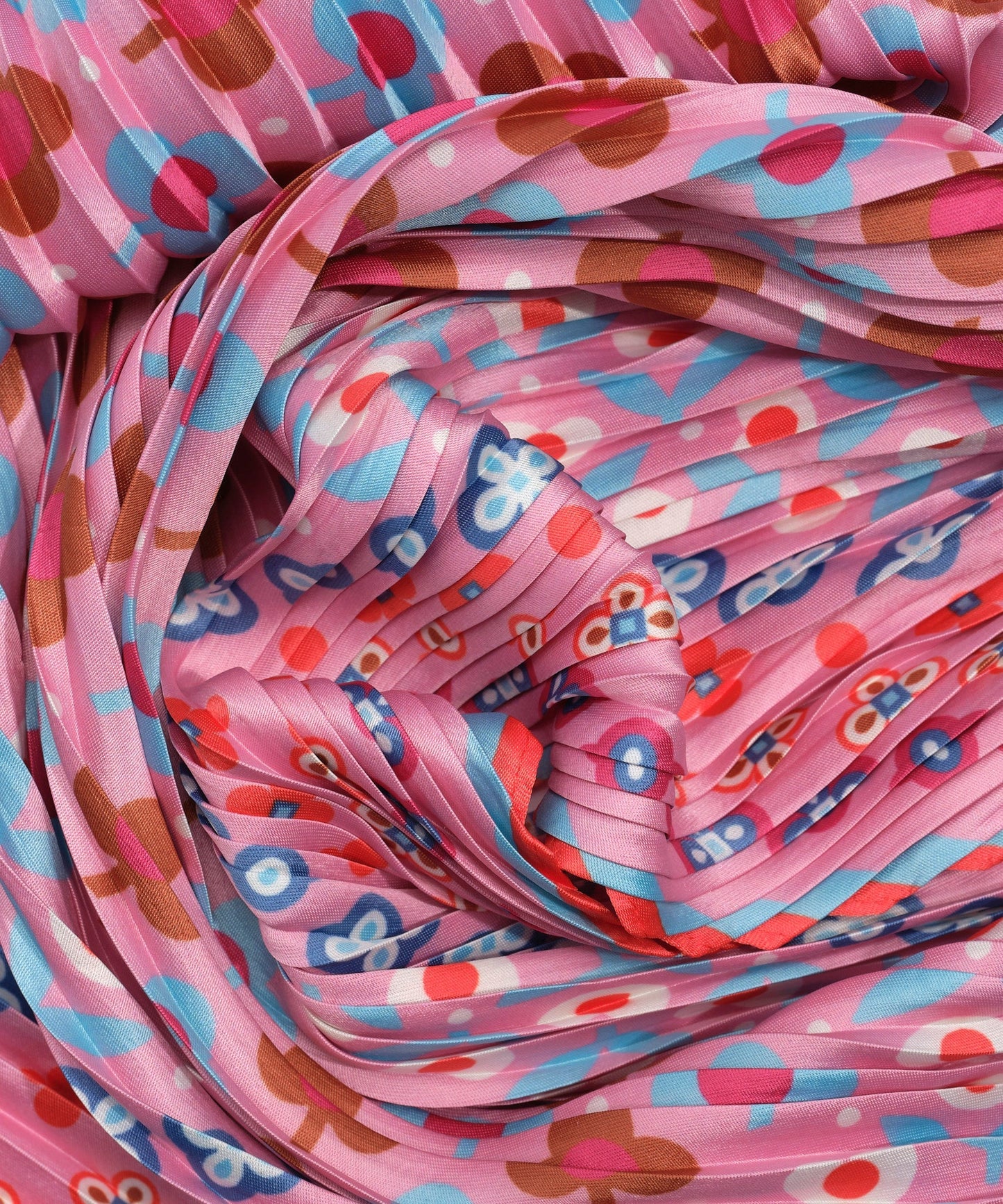 Clover Pleated Diamond ScarfPosh Boutique