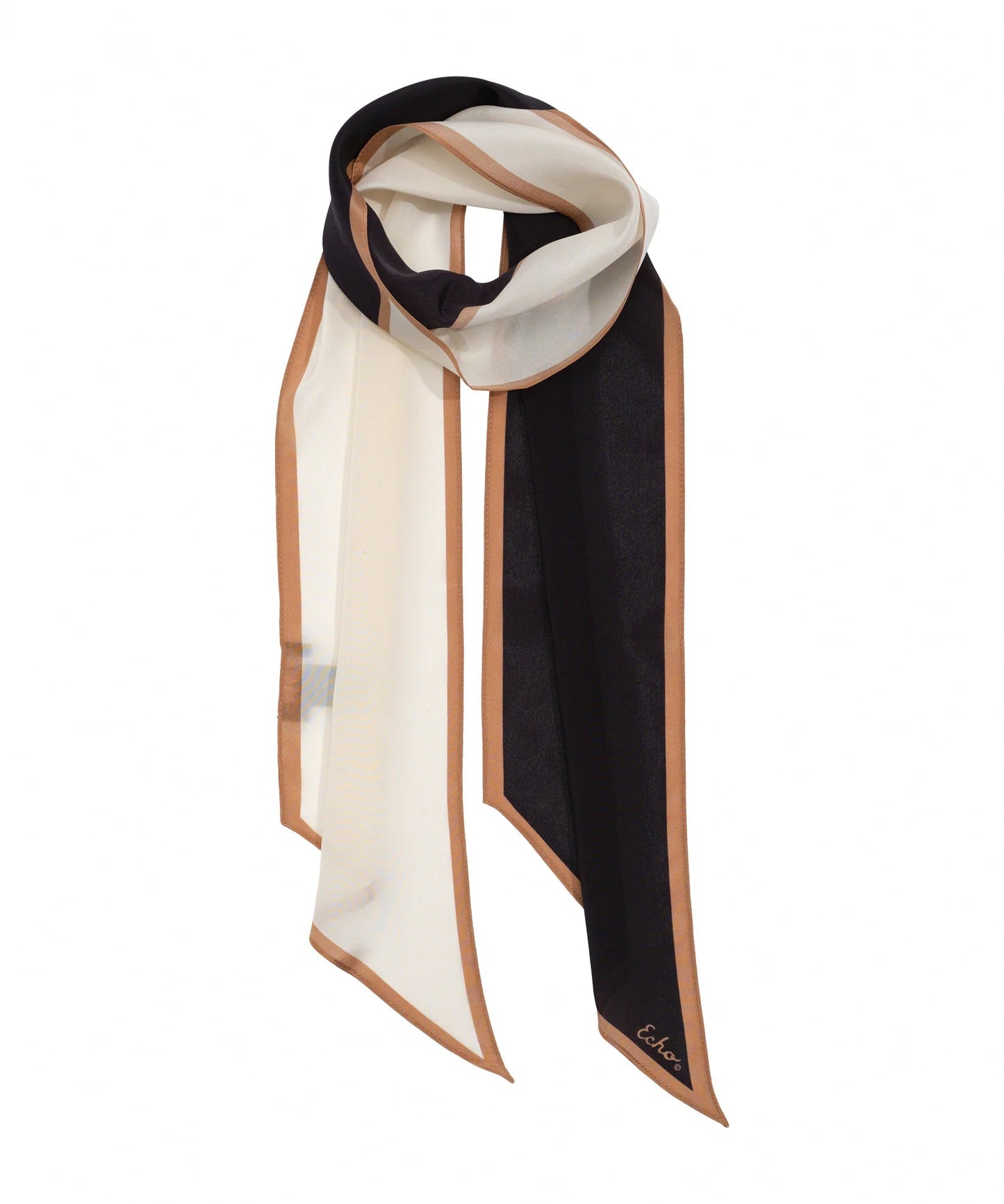 Colourblock Bias Silk ScarfScarvesPosh Boutique