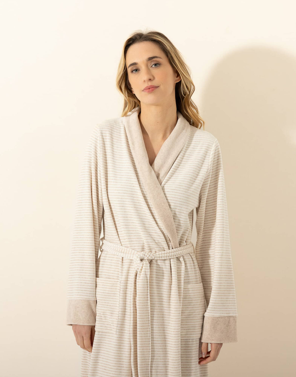 Striped Peignoir