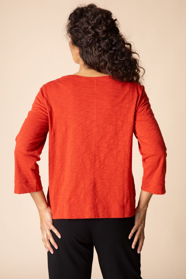 Coverstitch Boatneck TeeTopsPosh Boutique