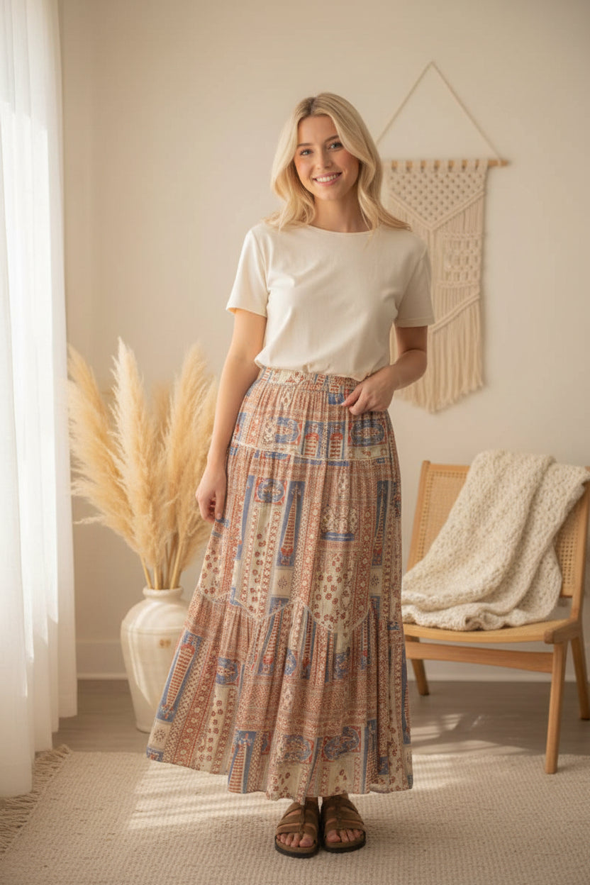 Dove Maxi SkirtSkirtsPosh Boutique