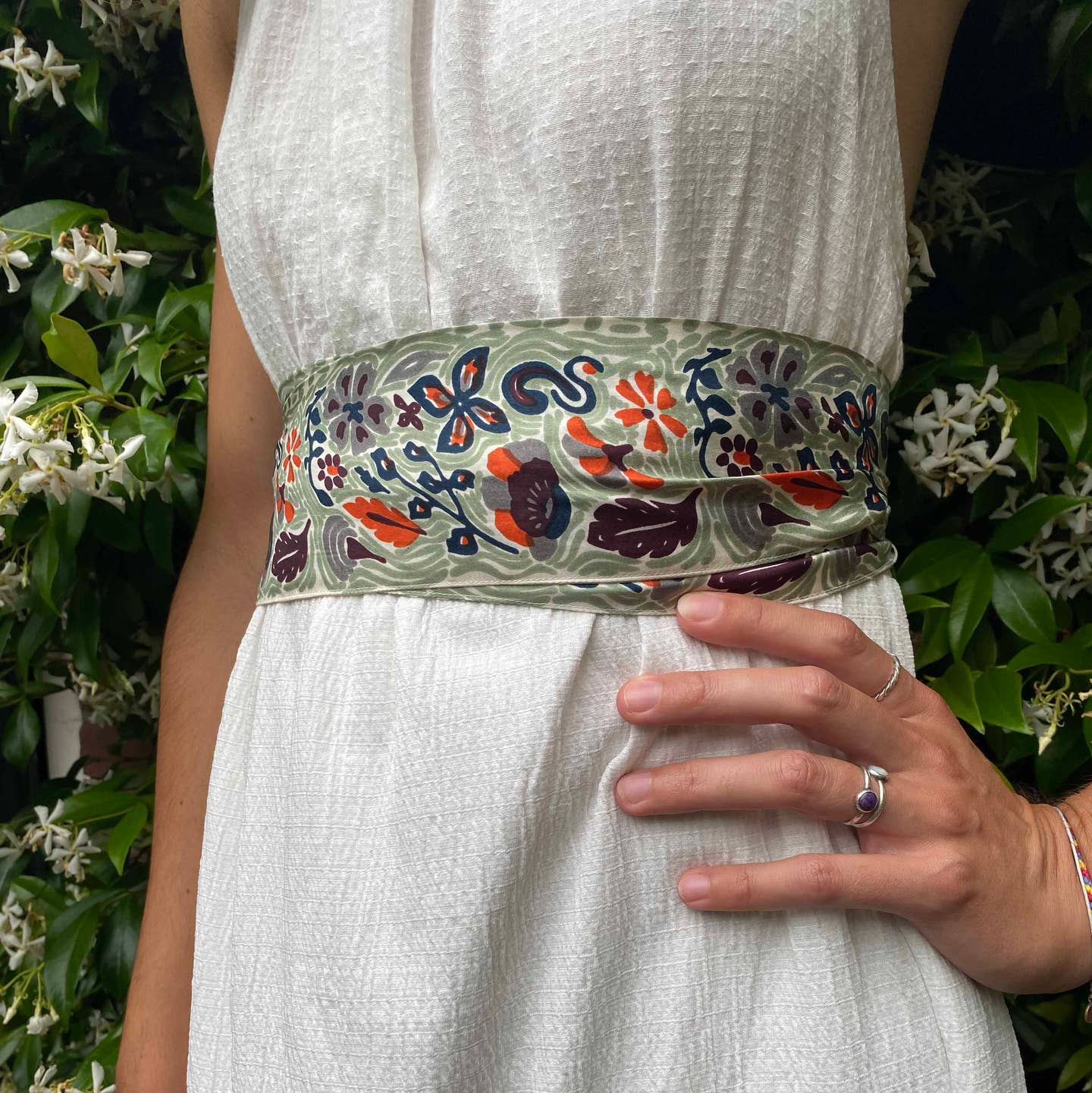 English Garden Ribbon ScarfPosh Boutique