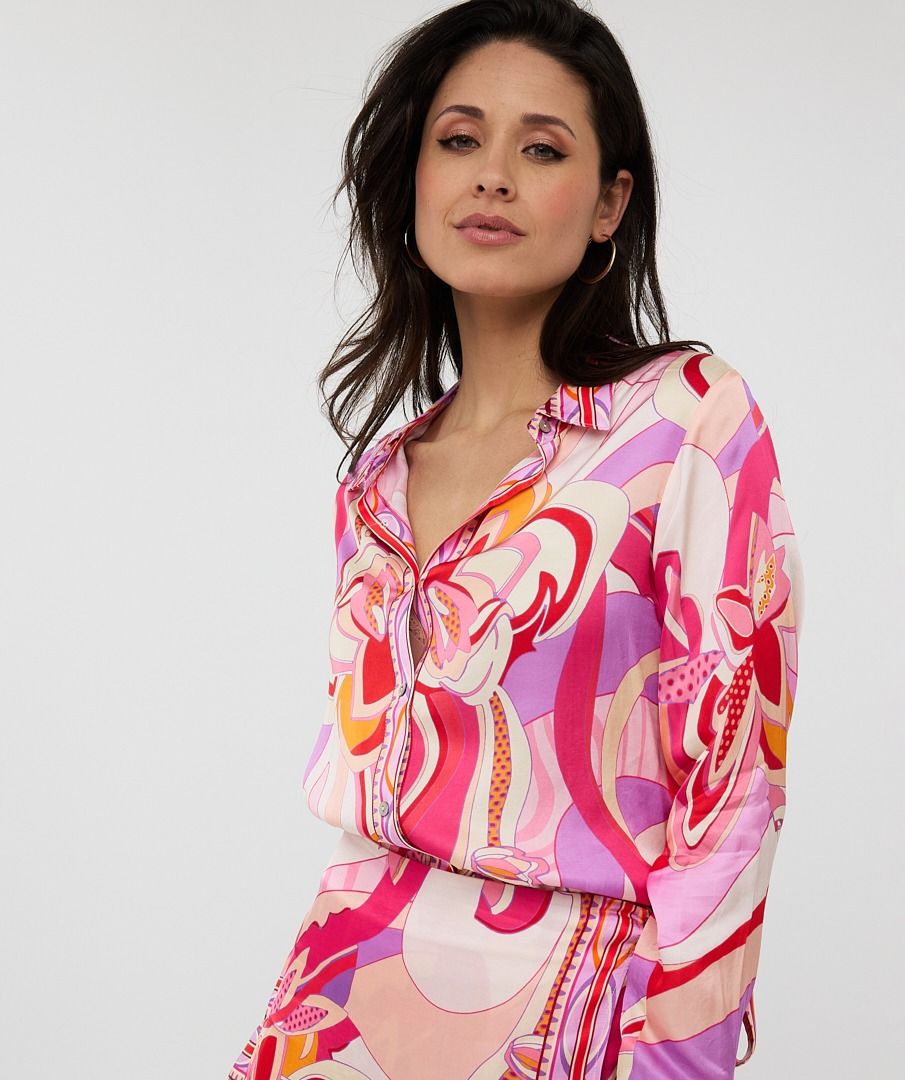 Esqualo Orchid BlouseTopsPosh Boutique