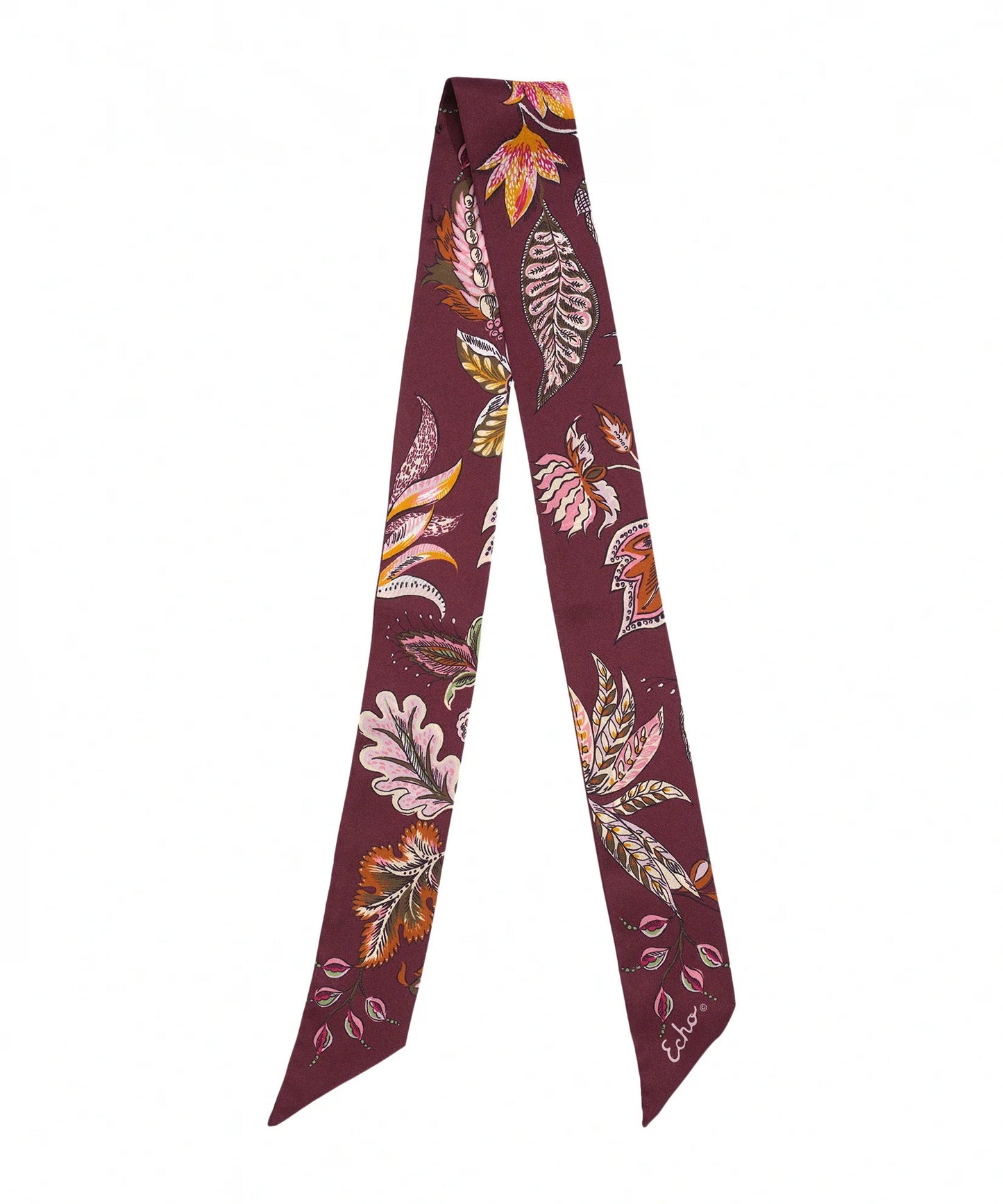 Falling Leaves Ribbon ScarfScarvesPosh Boutique