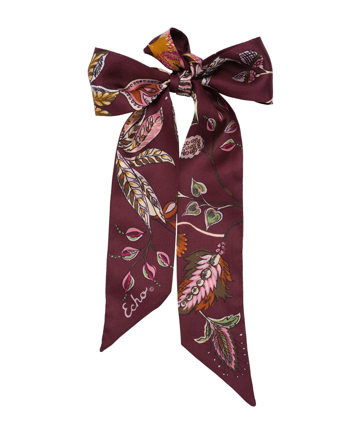 Falling Leaves Ribbon ScarfScarvesPosh Boutique