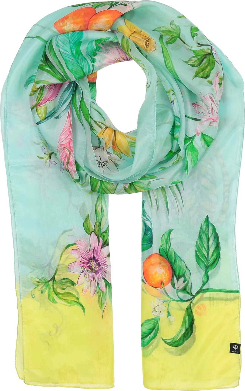Fraas Tropical Luxury Silk ScarfScarvesPosh Boutique