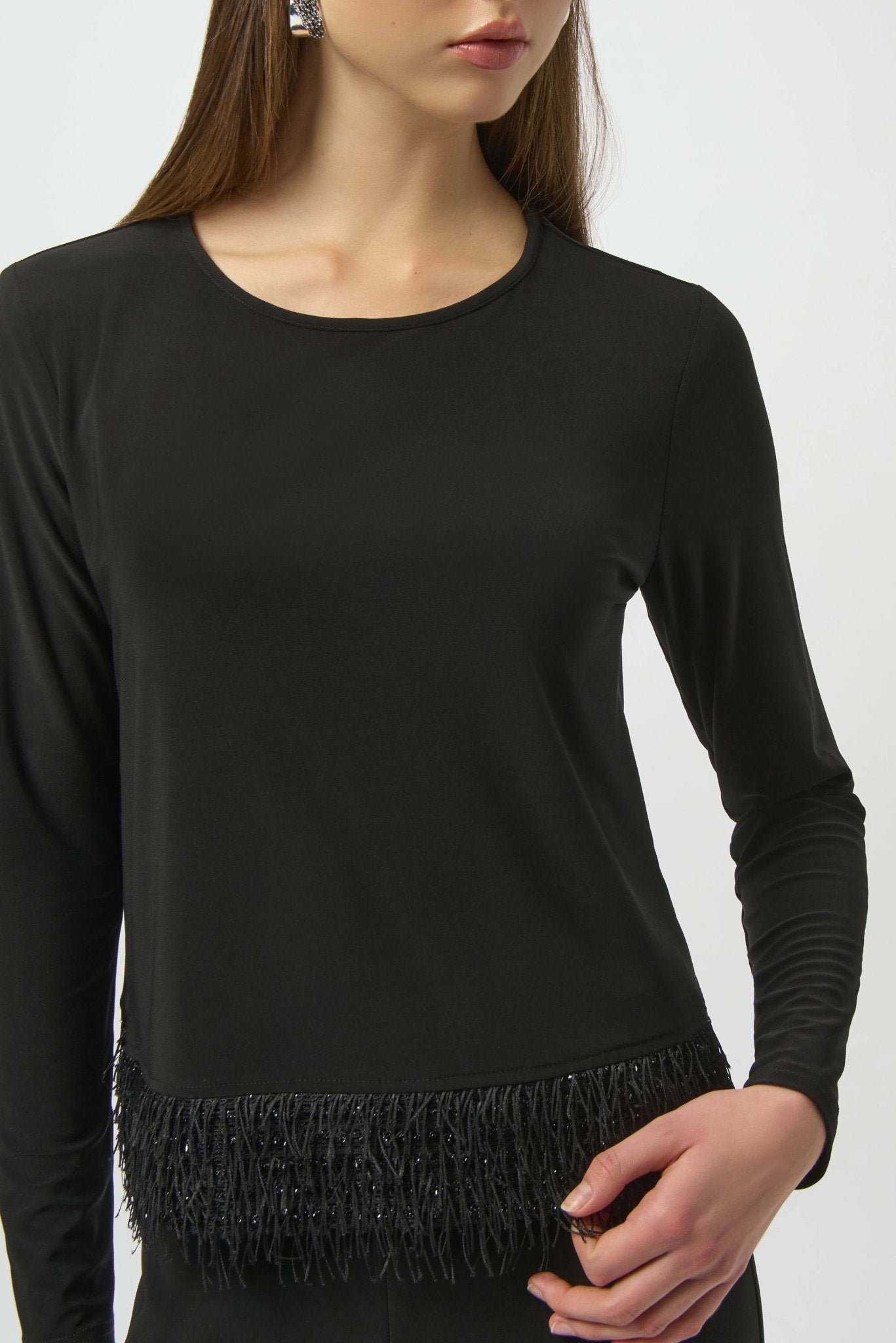 Fringe Hem TopTopsPosh Boutique