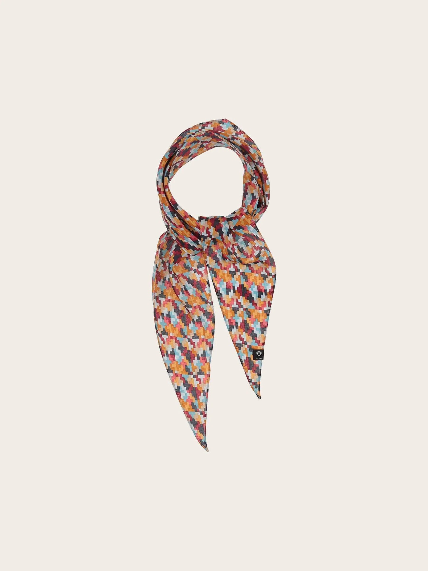 Geometric Silk Diamond ScarfScarvesPosh Boutique