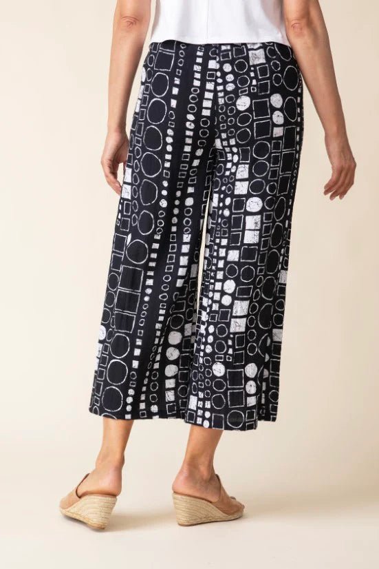 Habitat Patterned Crop PantBottomsPosh Boutique