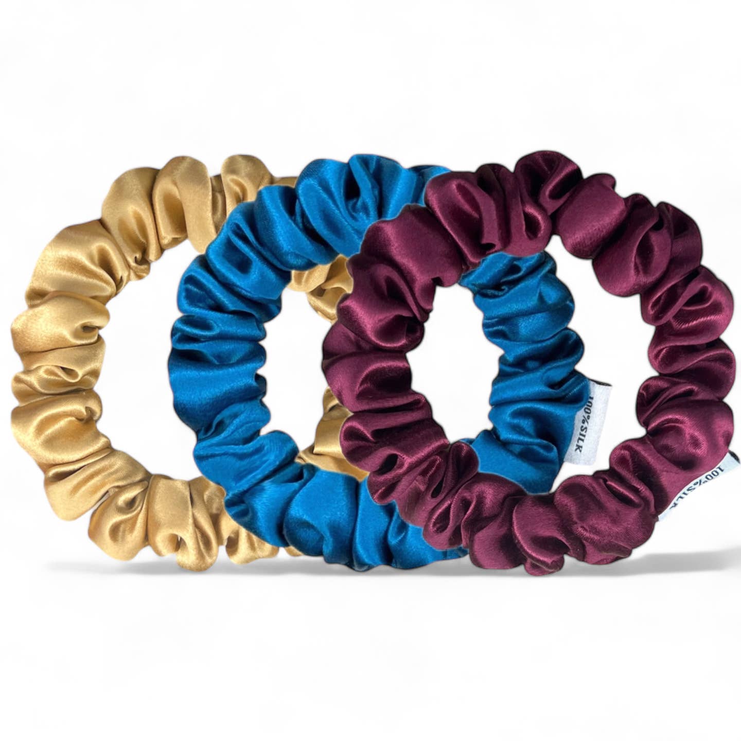 Honey Lux Mini Silk Scrunchie SetPosh Boutique