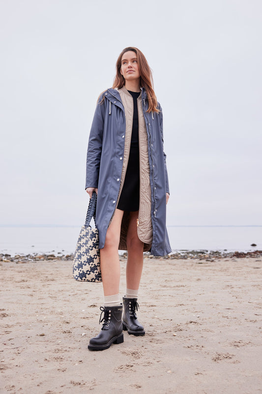 Ilse Jacobsen Long RaincoatJacketsPosh Boutique