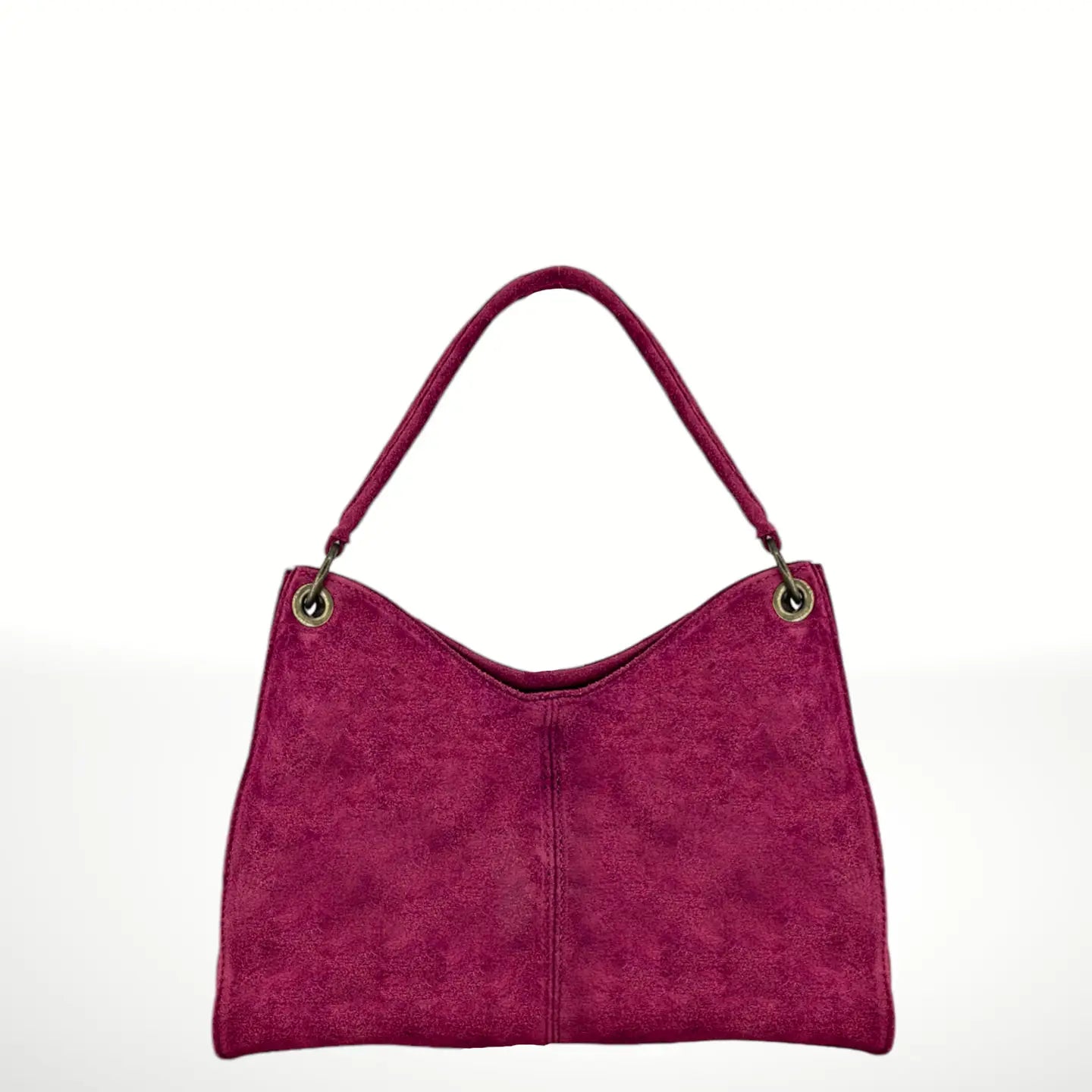 Italian's Leather Riccio Suede Leather BagHandbagsPosh Boutique