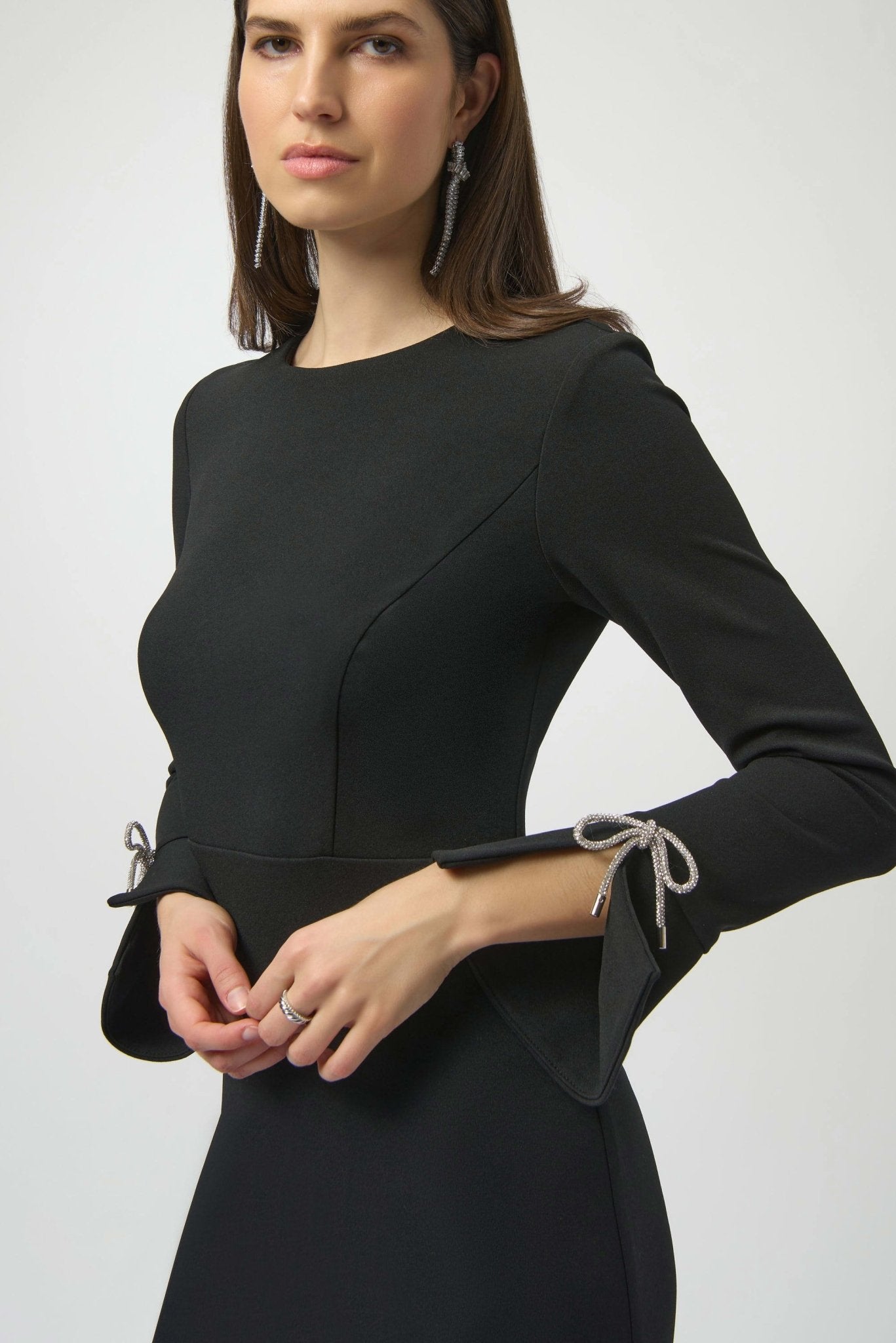 Joseph Ribkoff Bow Detail Shift DressDressesPosh Boutique