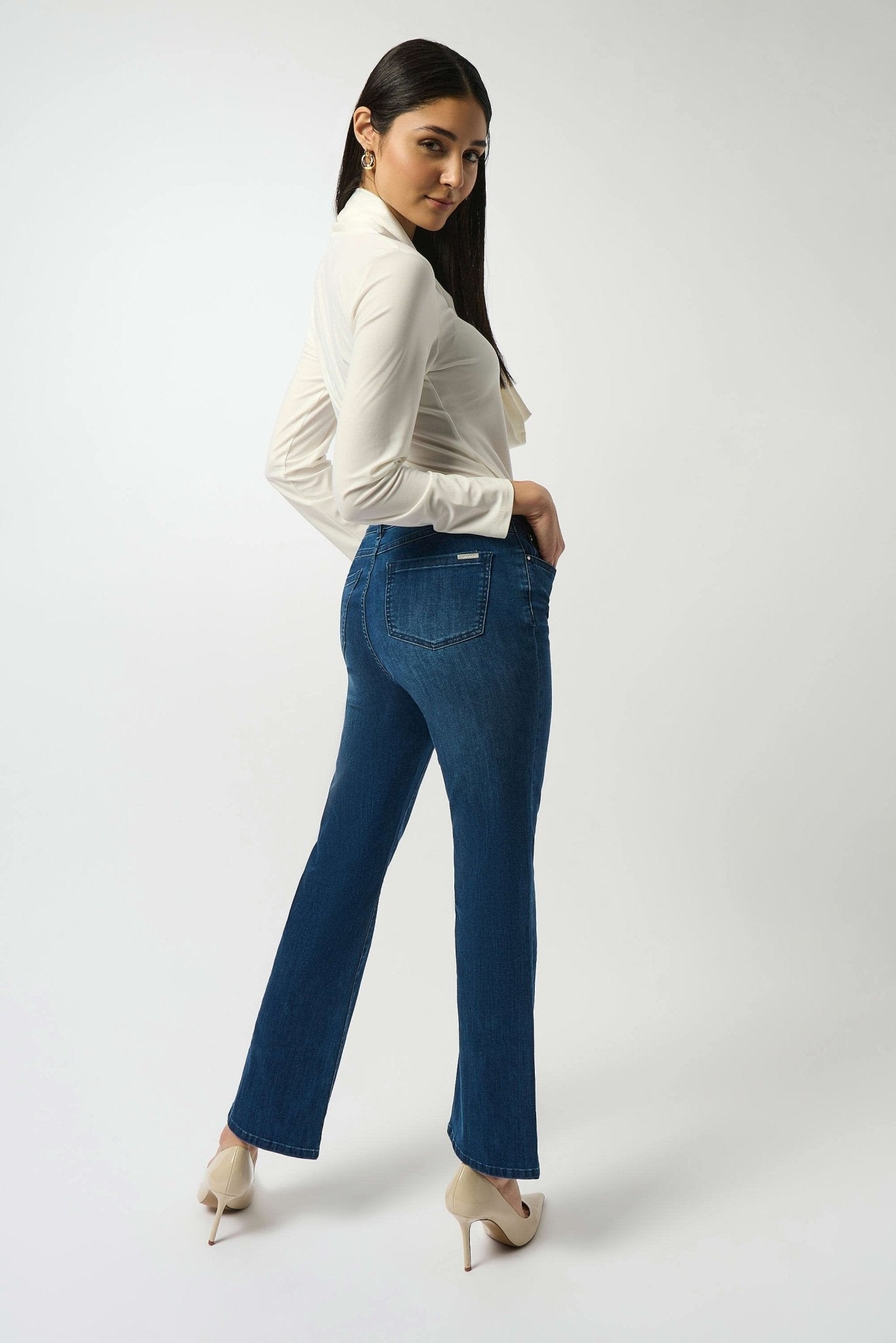 Joseph Ribkoff Brooke Boot Cut JeanDenimPosh Boutique