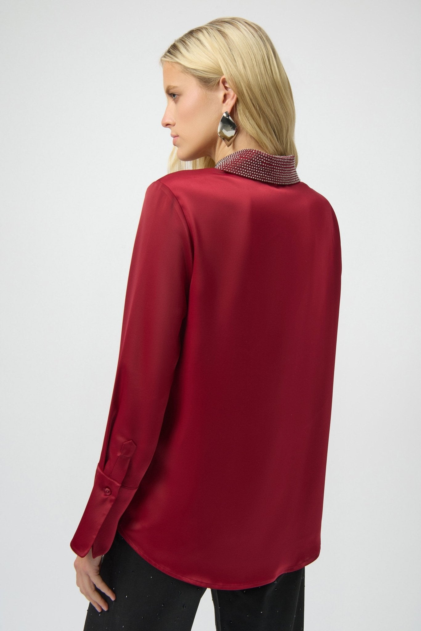Joseph Ribkoff Embellished Collar BlouseTopsPosh Boutique
