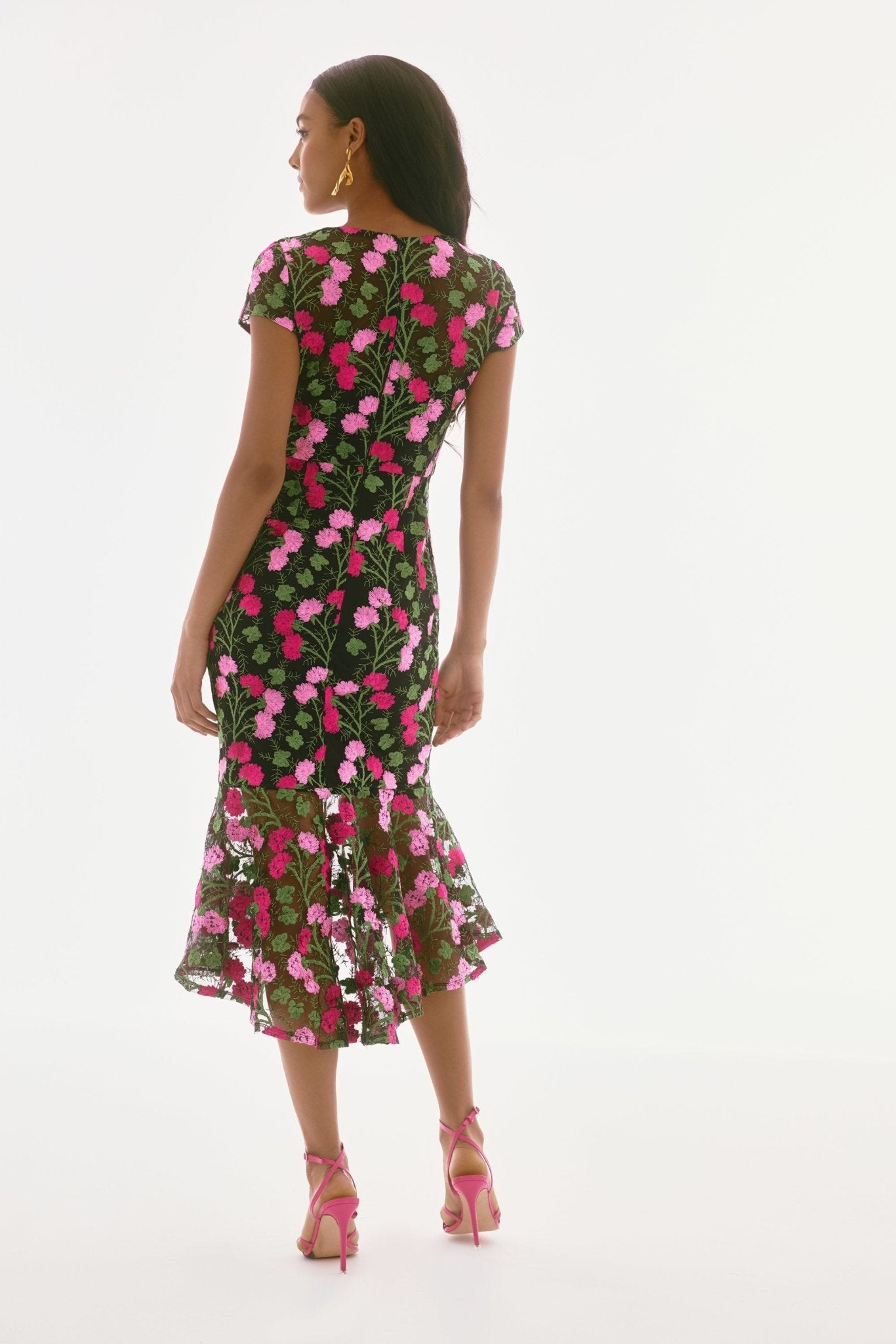Joseph Ribkoff Embroidered Garden DressDressesPosh Boutique