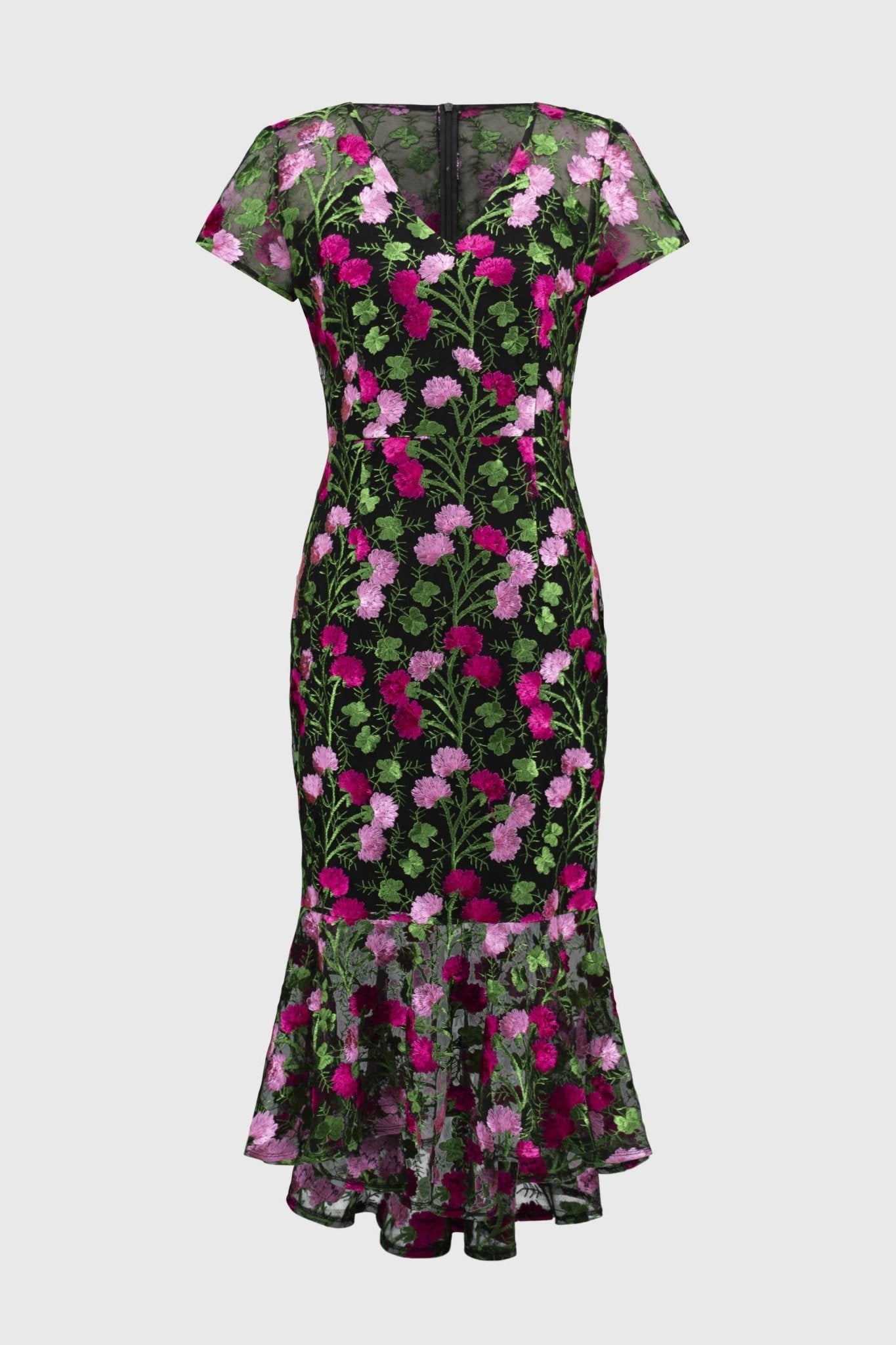 Joseph Ribkoff Embroidered Garden DressDressesPosh Boutique