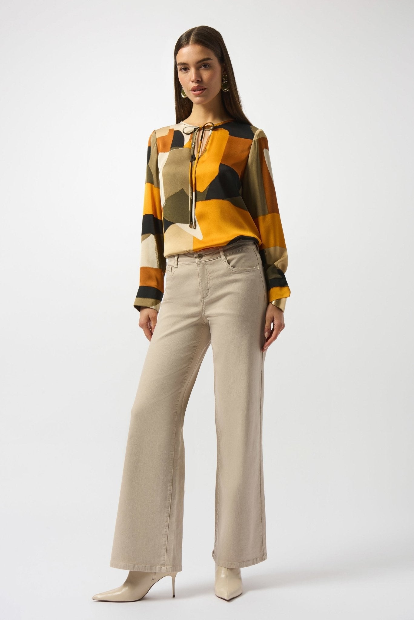 Joseph Ribkoff Recycled Satin Straight TunicTopsPosh Boutique