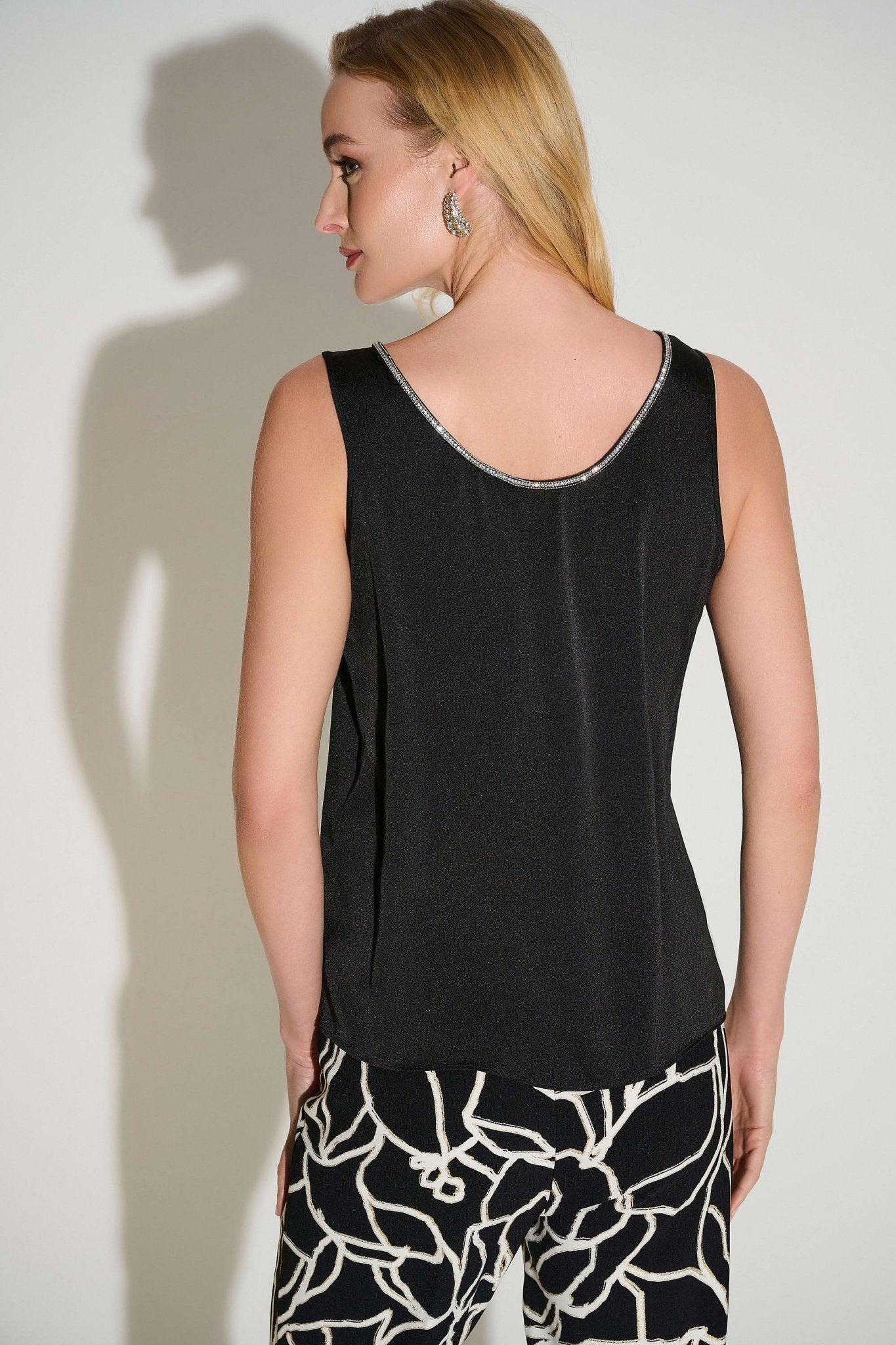 Joseph Ribkoff Rhinestone Trim CamiTopsPosh Boutique