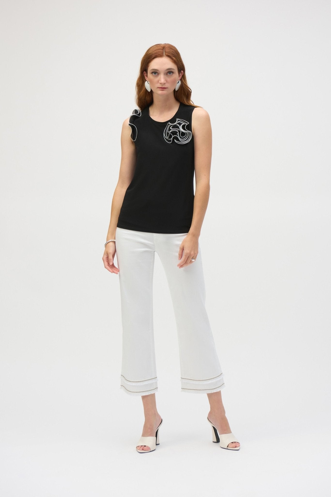 Joseph Ribkoff Silky Chiffon TopTopsPosh Boutique