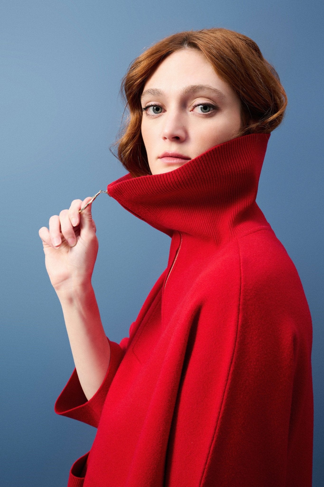 Joseph Ribkoff Zipper Collar SweaterSweatersPosh Boutique