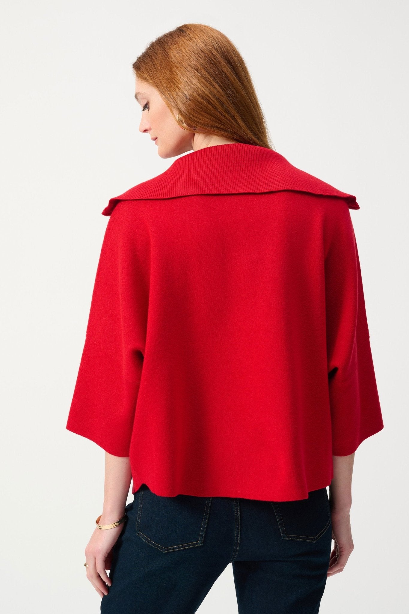 Joseph Ribkoff Zipper Collar SweaterSweatersPosh Boutique
