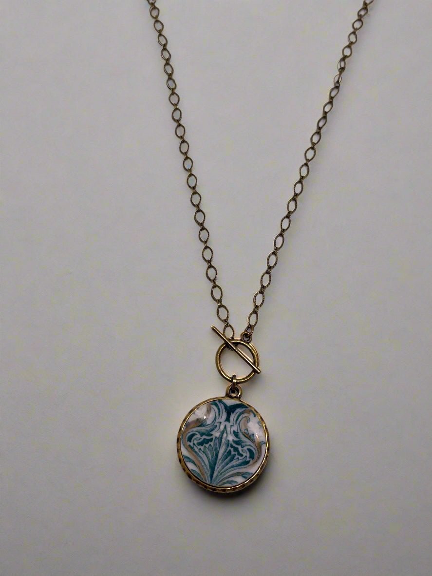 K.Ross Antique China Pendant NecklaceJewelryPosh Boutique