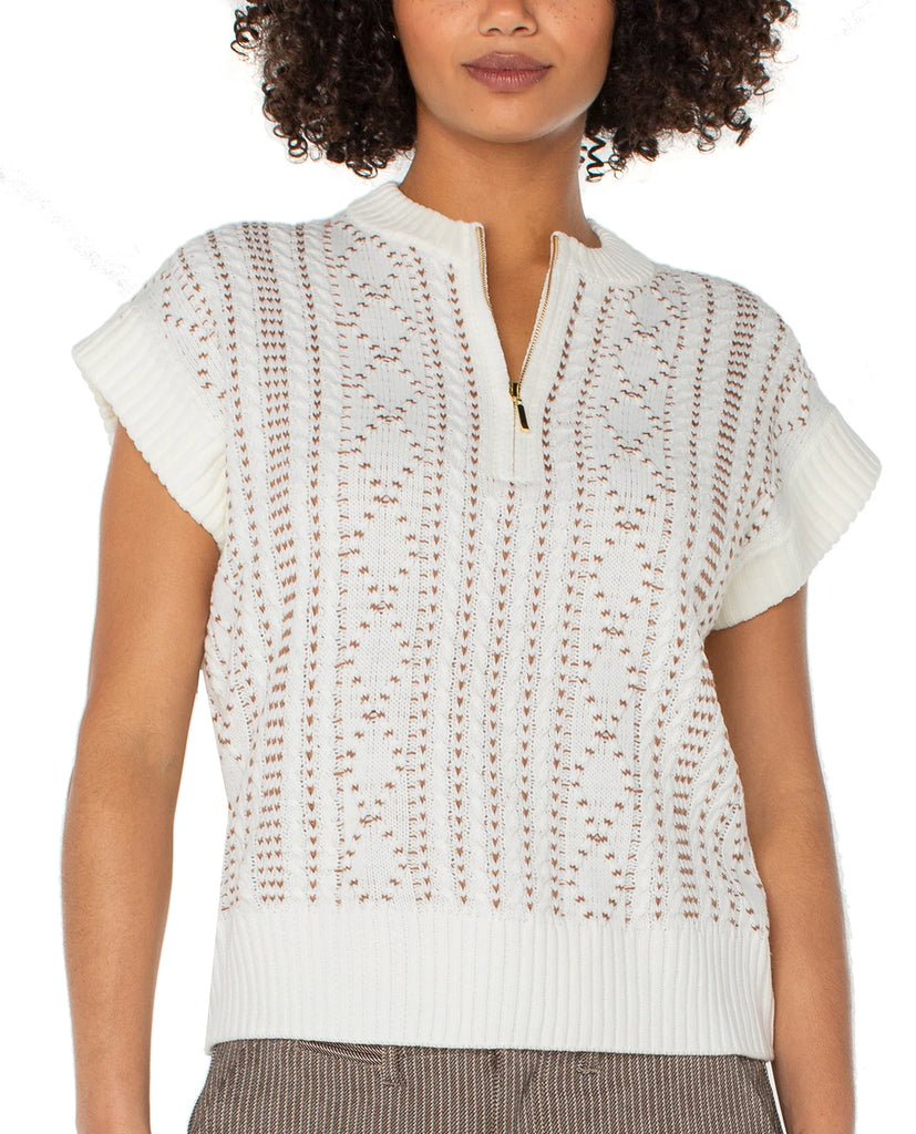 Liverpool Cap Sleeve SweaterSweatersPosh Boutique